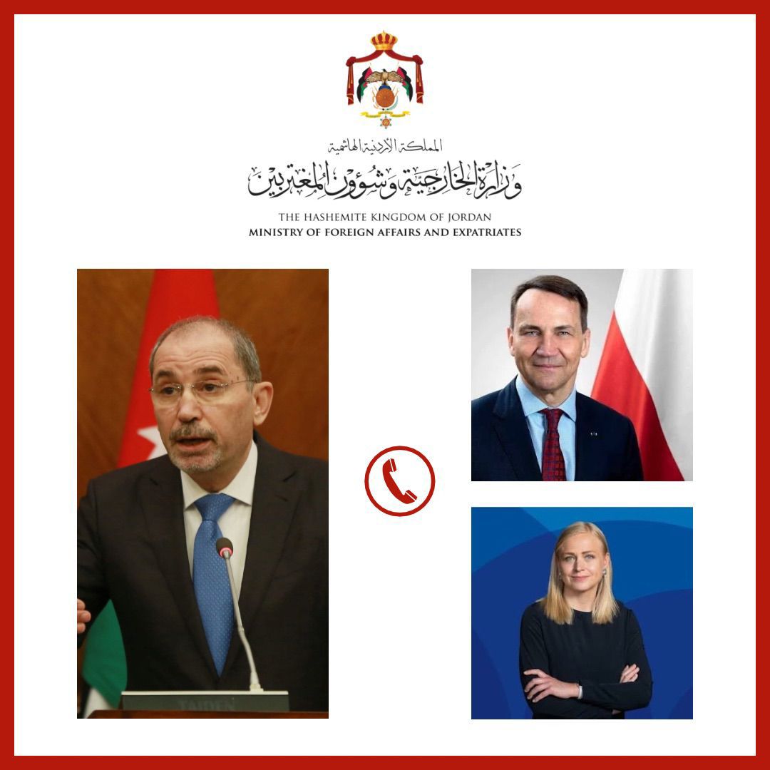 وزير الخارجية يتلقى اتصالين هاتفيين من نظيريه البولندي والفنلندي