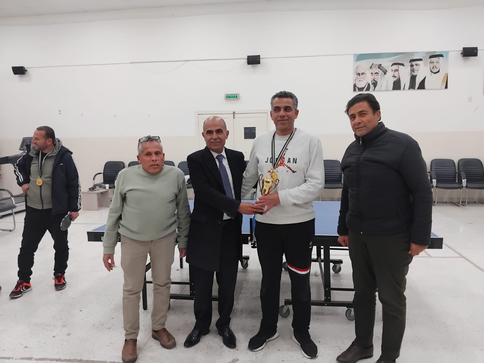 اختتام فعاليات بطولة تنس الطاولة الرمضانية للمراكز الشبابية في مأدبا 