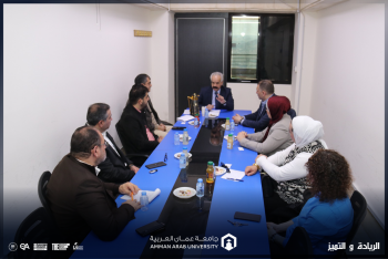 اجتماع المجلس الاستشاري لكلية الأعمال في عمّان العربية