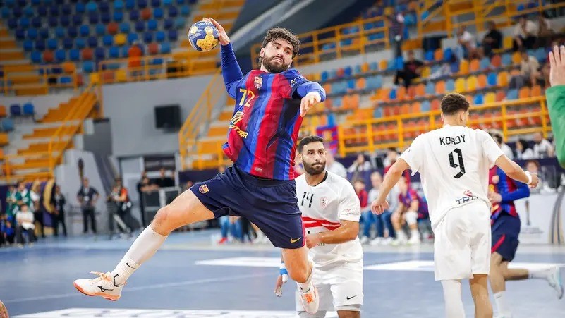 برشلونة يهزم الزمالك في كأس العالم للأندية لكرة اليد