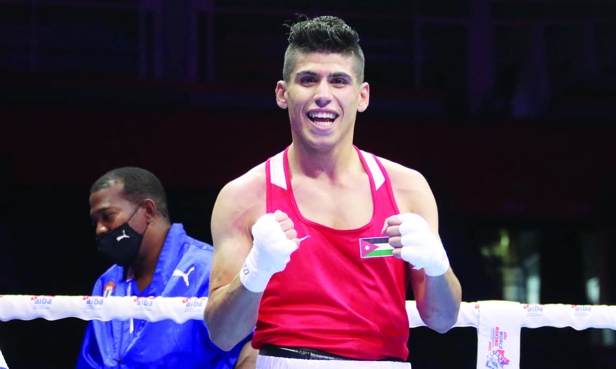 الأردني عشيش يتأهل إلى نهائي بطولة آسيا للملاكمة 