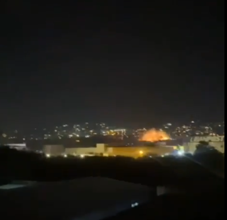 الجيش الإسرائيلي يشن غارات على الضاحية الجنوبية 