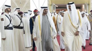 بن زايد يزور قطر للمرة الأولى منذ المصالحة