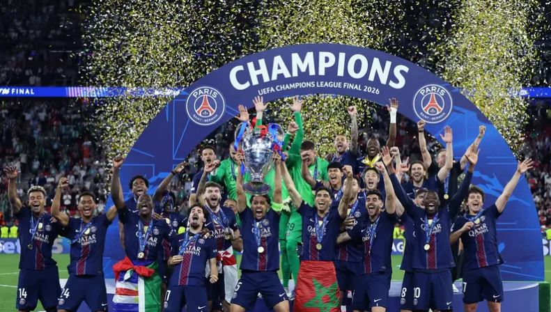 باريس سان جيرمان يتوج بلقب أبطال أوروبا