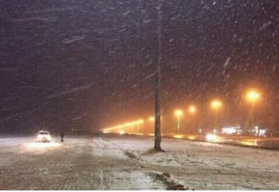 كتلة هوائية سيبيرية شديدة البرودة تؤثر على المملكة  ..  وتساقط ثلوج بدون تراكم 