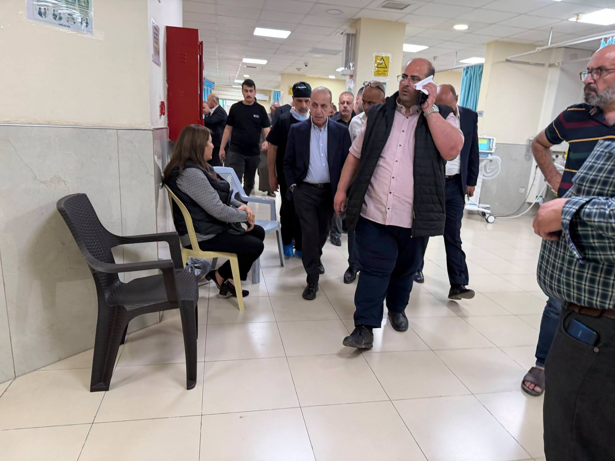 المصري يعود مصابي حادثة كنيسة الحمود في مستشفى الكرك
