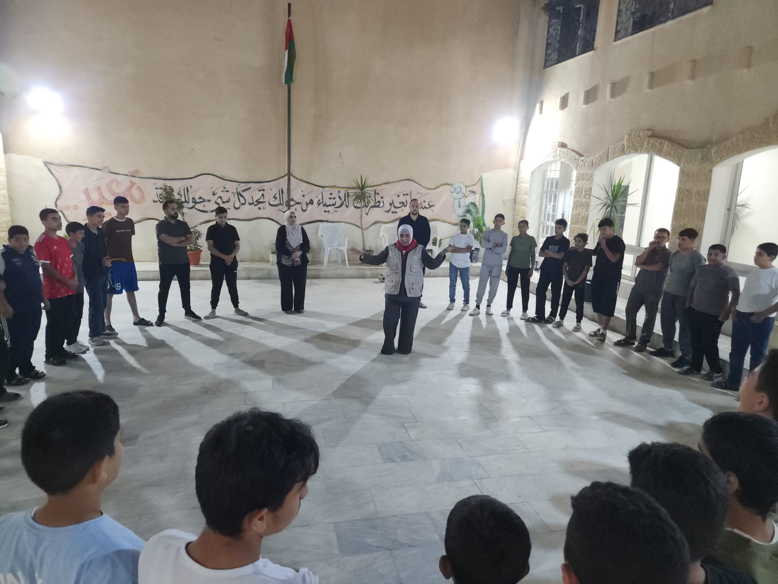 انطلاق فعاليات معسكر الكشافة المبتدئ في بيت شباب إربد 