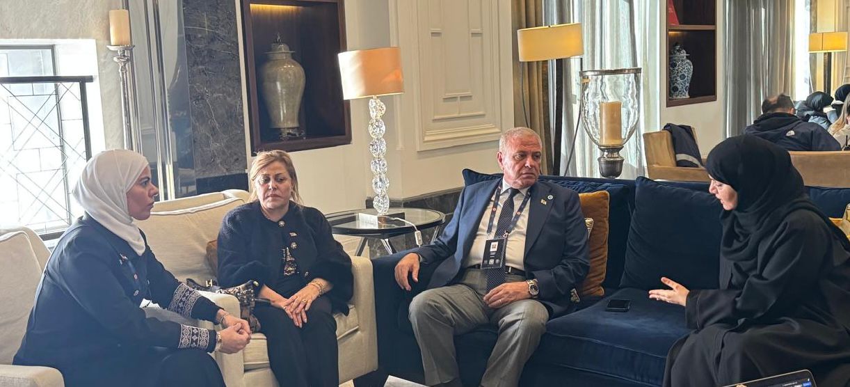 عطية يلتقي رئيسة الوفد القطري خلال أعمال المؤتمر البرلماني الدولي بتركيا 