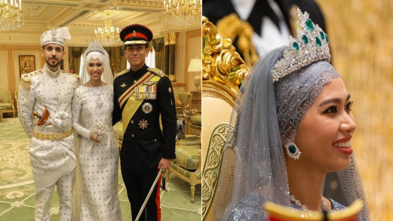 حفل زفاف أسطوري لابنة سلطان بروناي (صور)