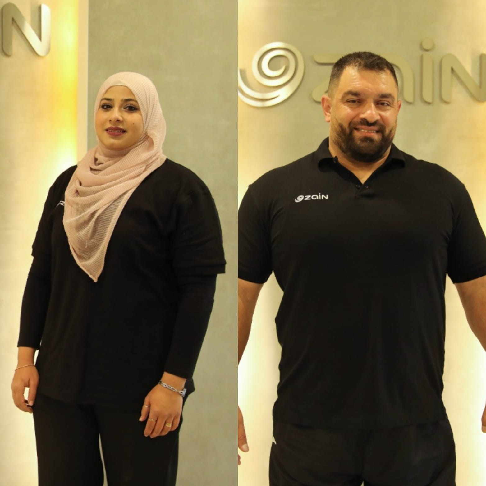 زين تدعم البطلين البارالمبيين جميل شبلي وأسماء عيسى
