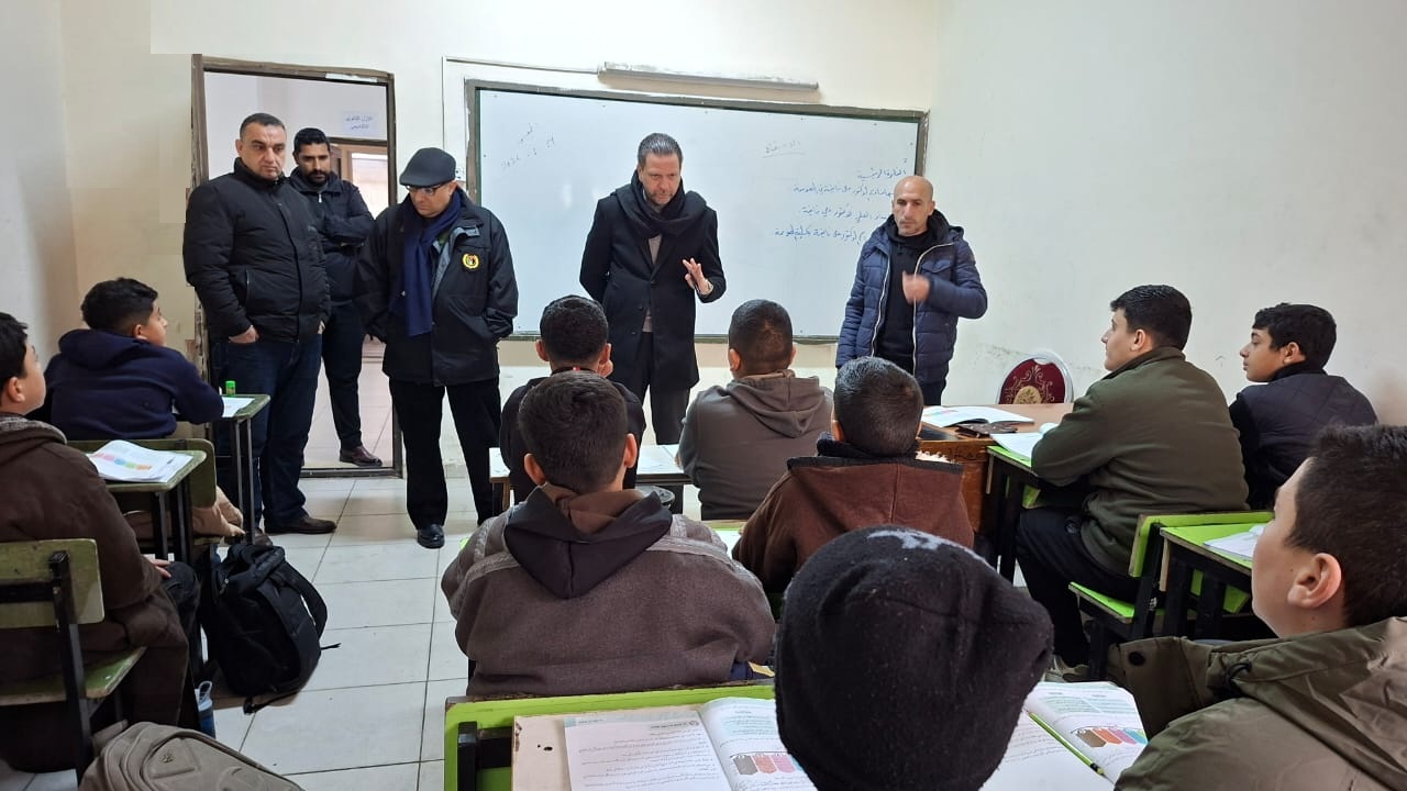 مدير تربية جرش يتفقد مدارس منطقة الحدادة بلواء المعراض