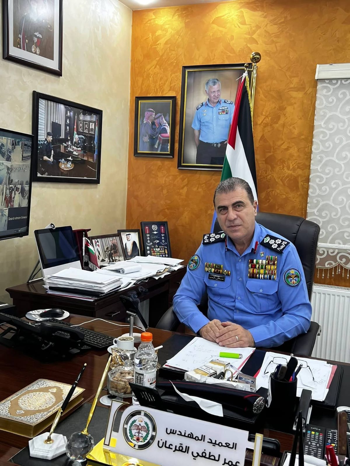 العميد عمر القرعان ..  قامة وطنية واجتماعية