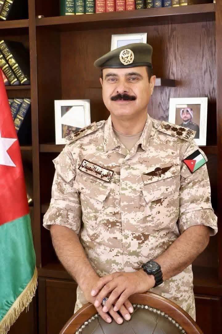 النعيمات يهنئون العميد الركن راضي عيدالنعيمات