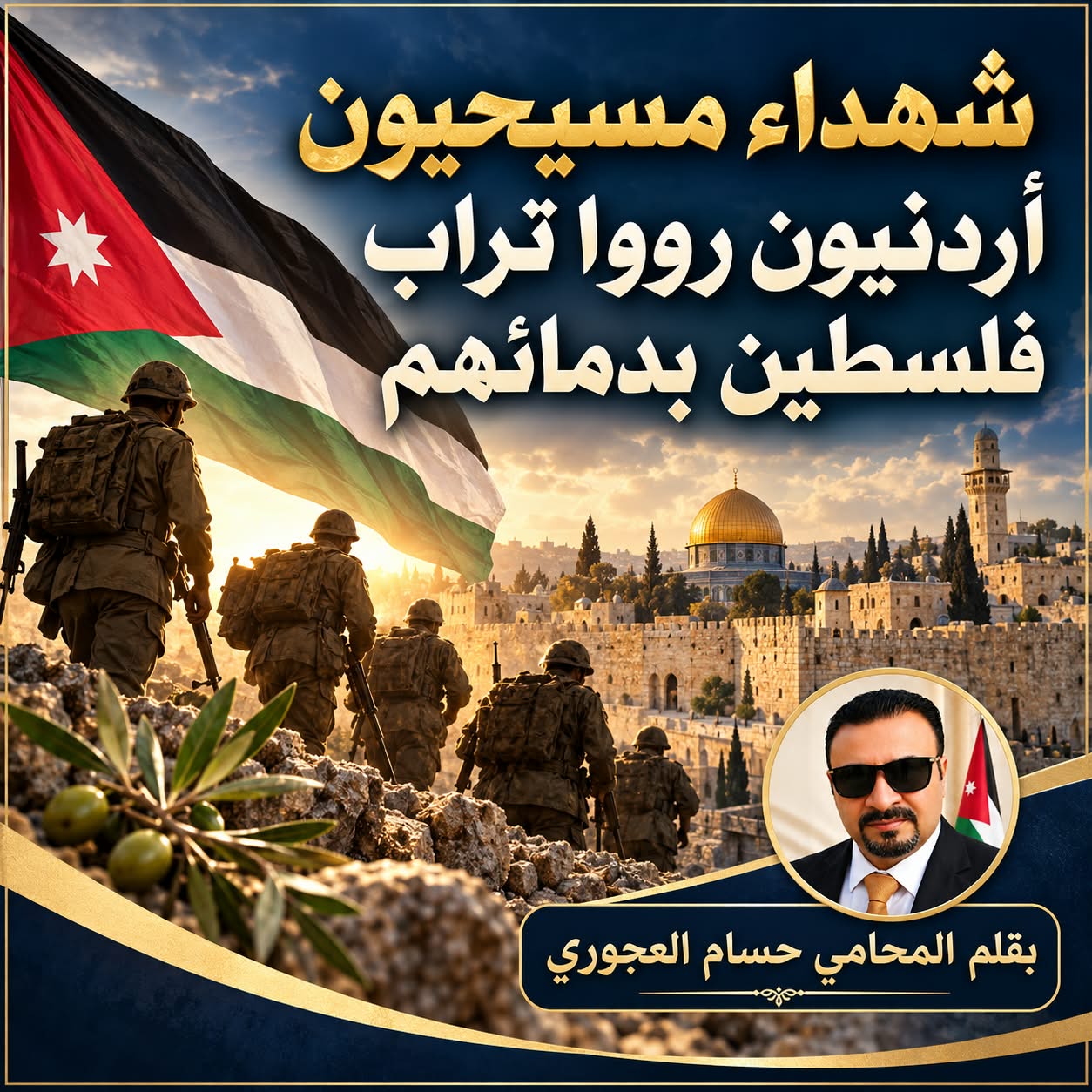 شهداء أردنيون رووا تراب فلسطين بدمائهم