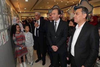 افتتاح مكتبة مركز اربد الثقافي 