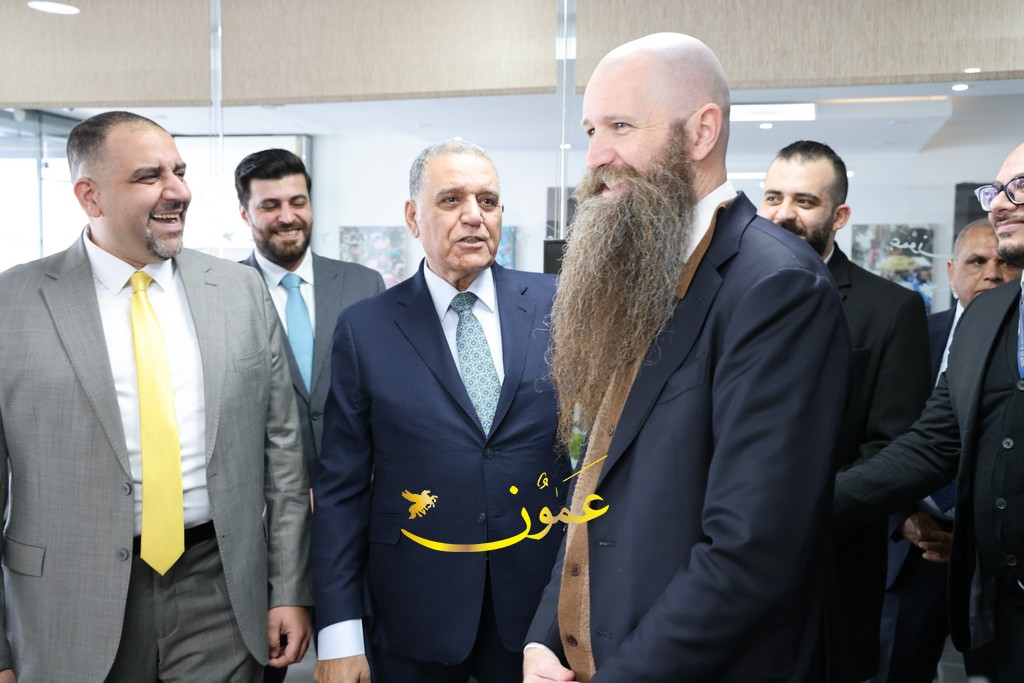 السفير الأمريكي في الأردن يزور عمون وراديو نون