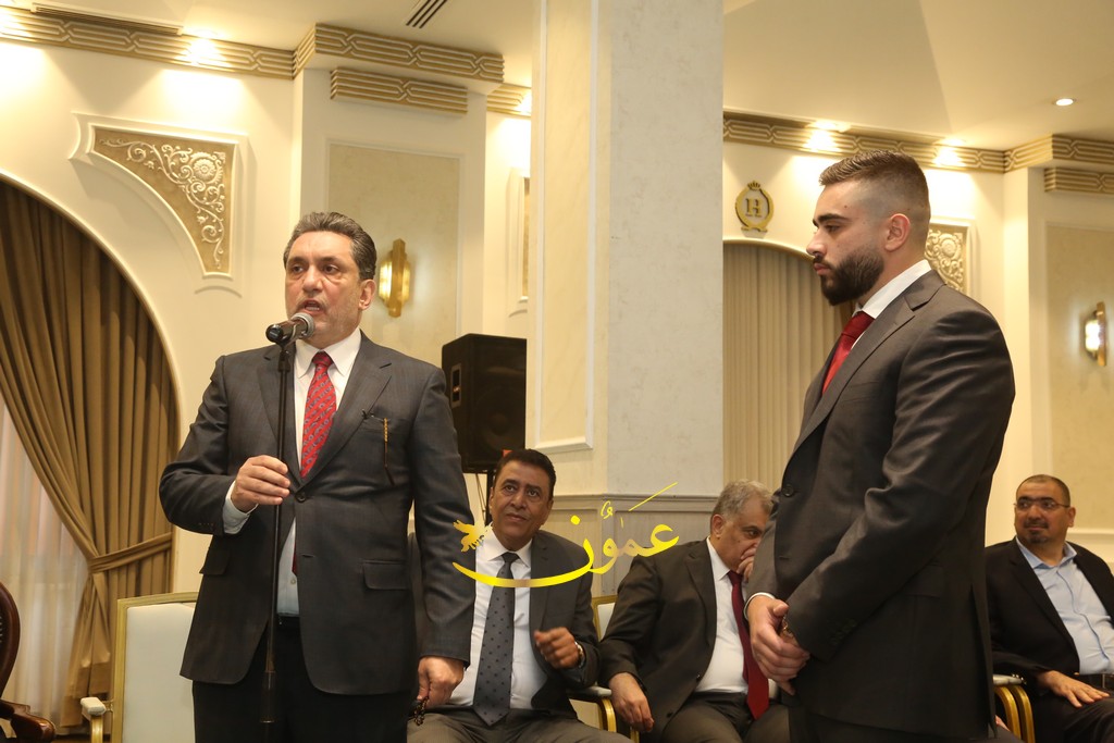 بحضور نخبة من رجالات الدولة  ..  النابلسي والهناندة نسايب 