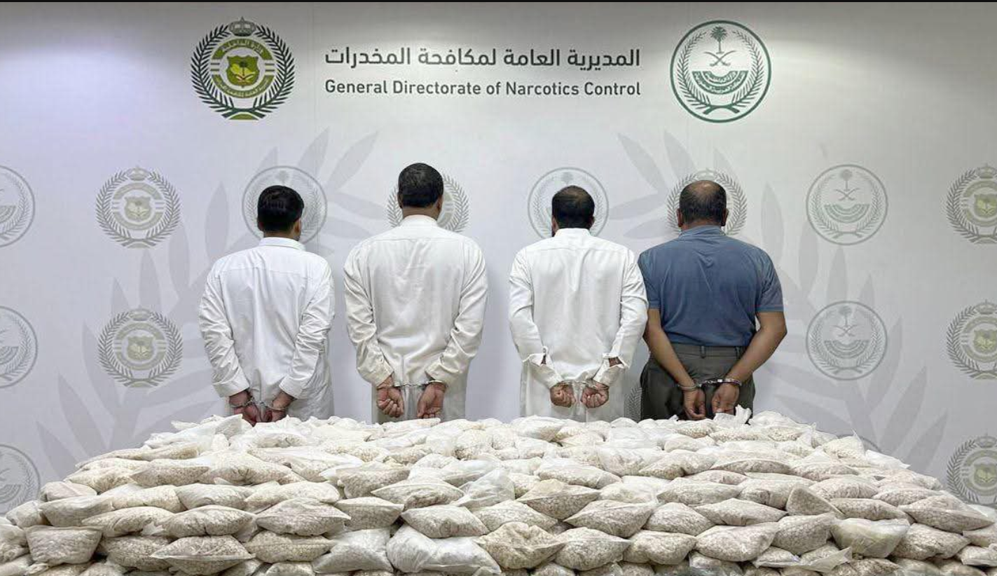 السعودية: القبض على أردني نقل 1.4 مليون حبة مخدرات 