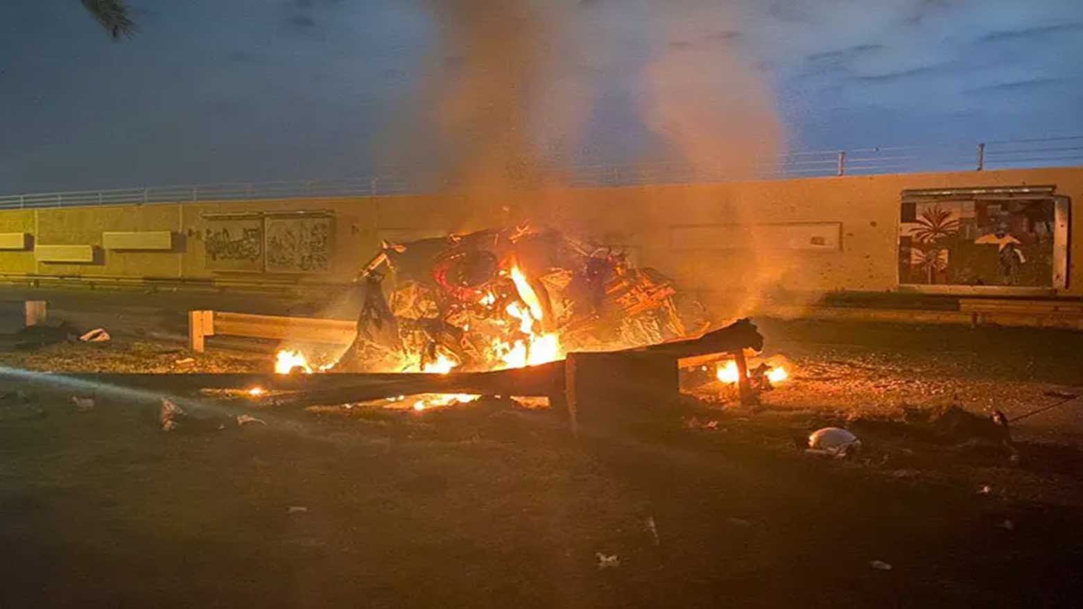 تعرض مطار بغداد ومحيطه إلى هجوم بـ5 صواريخ