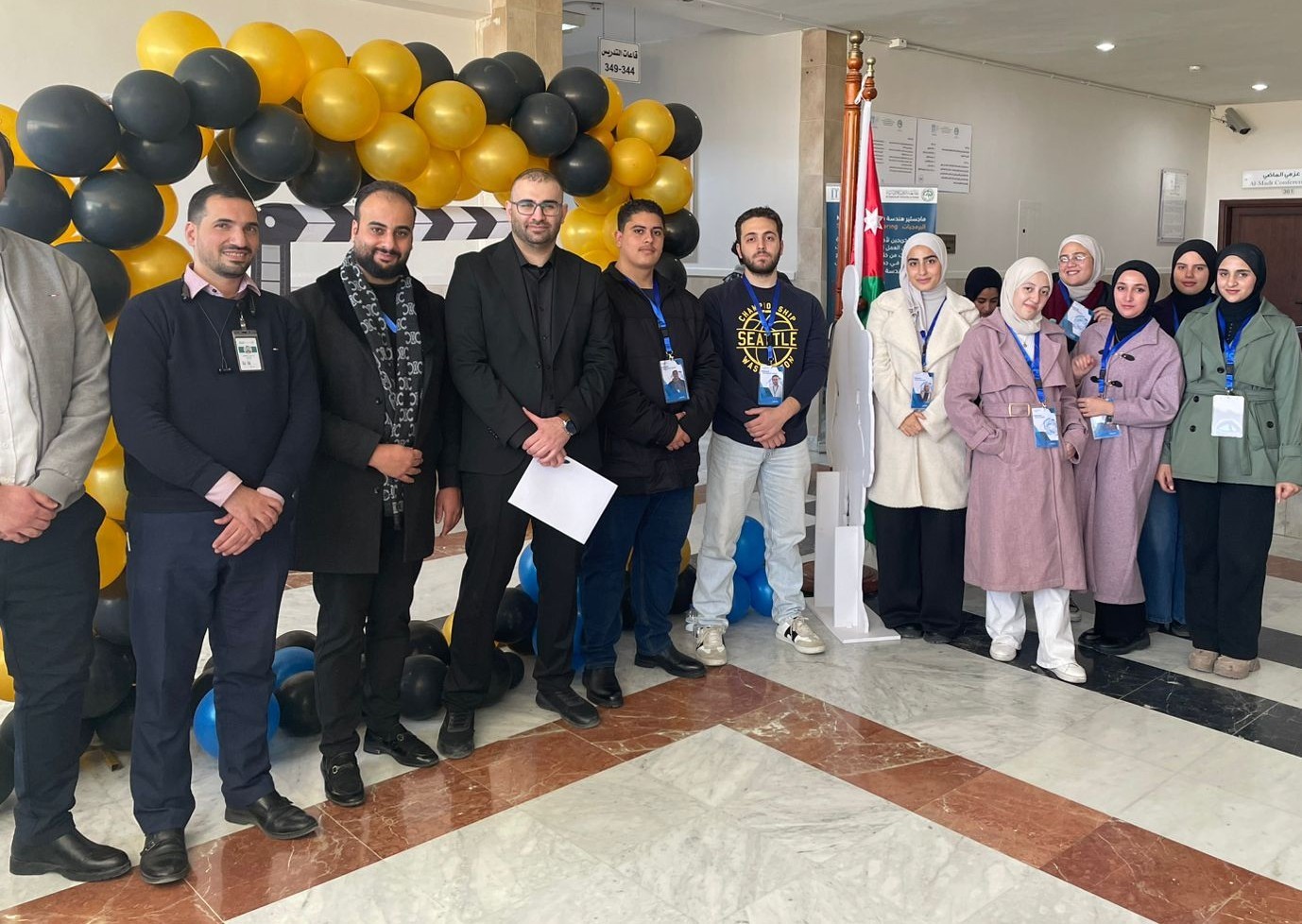 كلية العلوم وتكنولوجيا المعلومات تختتم فعاليات مسابقة TechTalk للتواصل التقني باللغة الإنجليزية