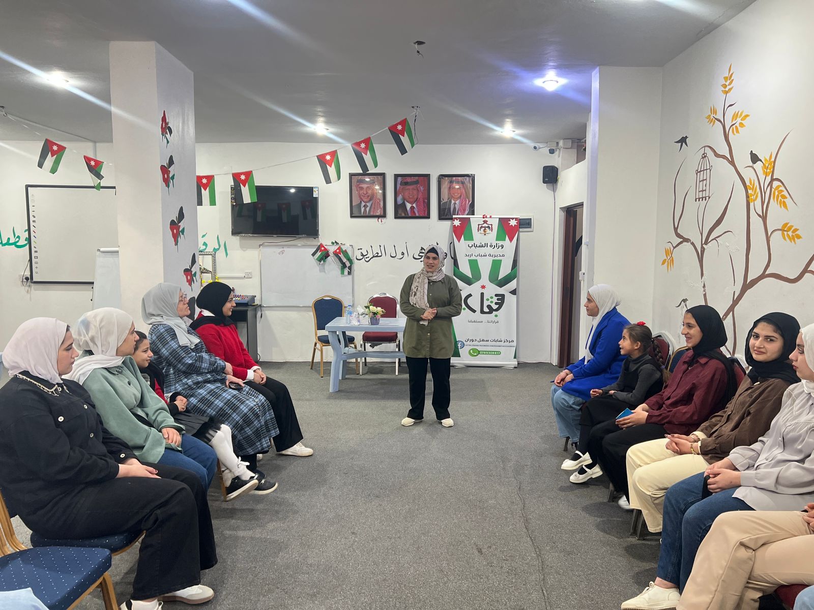 يوم تطوعي في مركز شباب وشابات سهل حوران يعزز ثقافة المبادرة والعطاء