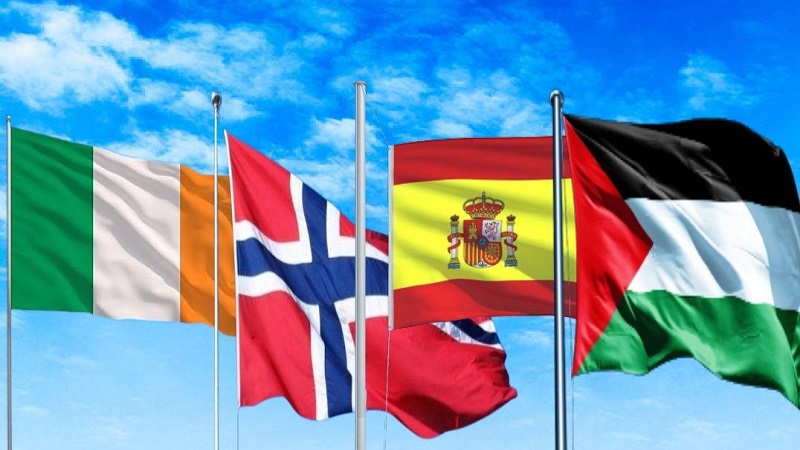 رسميا ..  إسبانيا وإيرلندا والنرويج تعترف بدولة فلسطين 