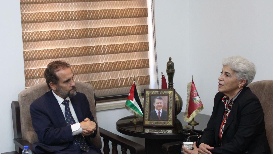 الأمير مرعد يستقبل السفيرة التونسية