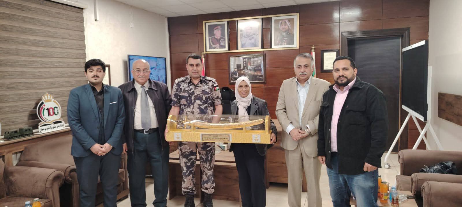 مجلس محافظة معان يزور دفاع مدني المدينة