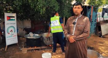 للمرة الثانية ..  الحزب الوطني الإسلامي داخل غزة في مشروع إفطار صائم