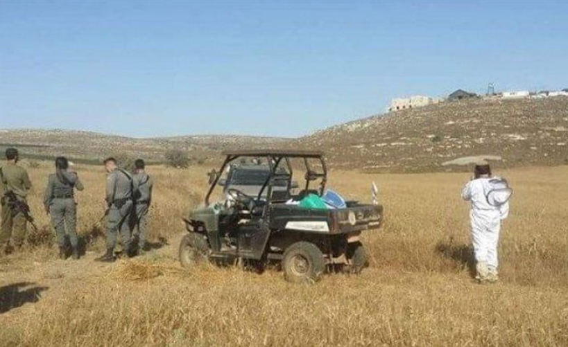 الاحتلال يمنع مزارعين من حصاد القمح في بيت فوريك شرق نابلس