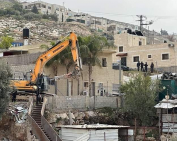 الاحتلال يهدم منزل أسيرين في بني نعيم شرق الخليل