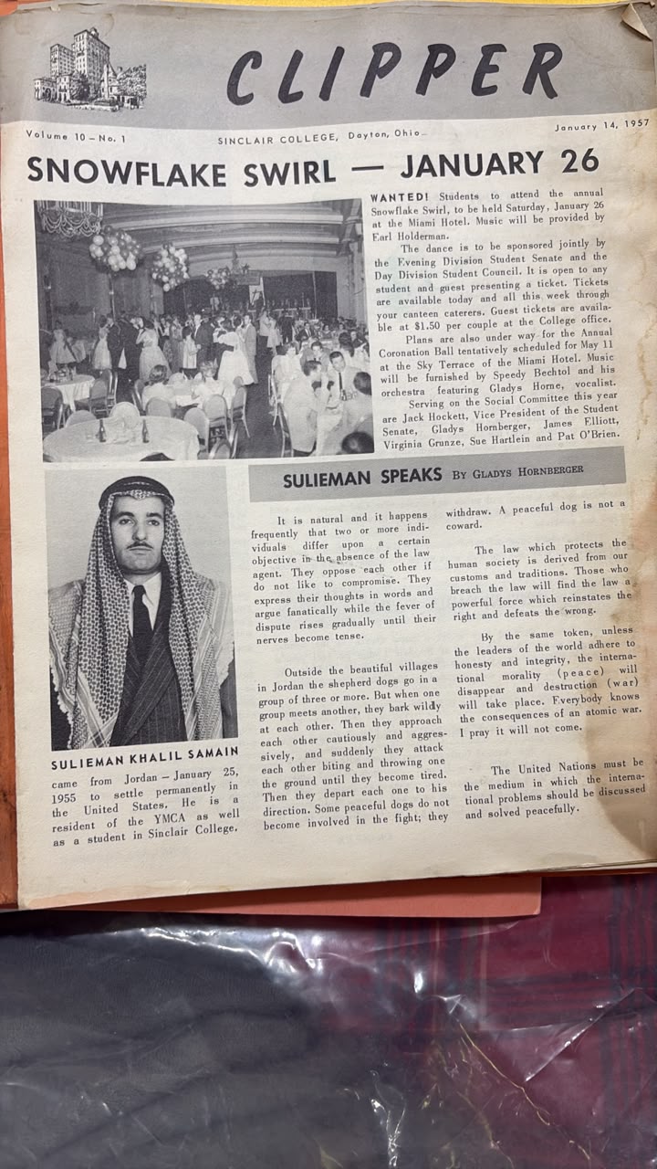 السماعين يستذكر خاله سليمان ..  حمل رسالة السلام الأردنية إلى أمريكا عام 1957