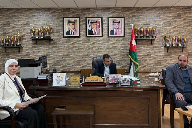 تربية ماركا تناقش التحضيرات للمشاركة في جائزة الملك عبدالله الثاني للياقة البدنية