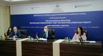 الأردن يشارك في مؤتمر نزع السلاح النووي ومبادرة ستوكهولم