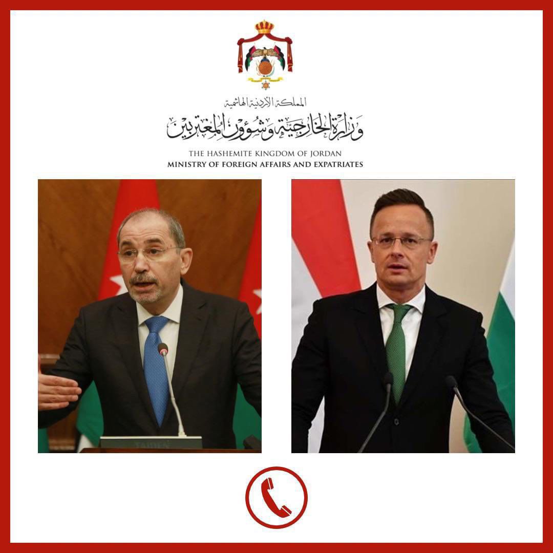 الصفدي ونظيره الهنغاري: يجب حماية المنطقة من توسّع رقعة الصراع