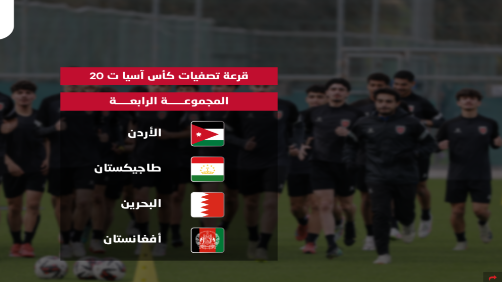 المنتخب الوطني للشباب في المجموعة الرابعة بتصفيات آسيا