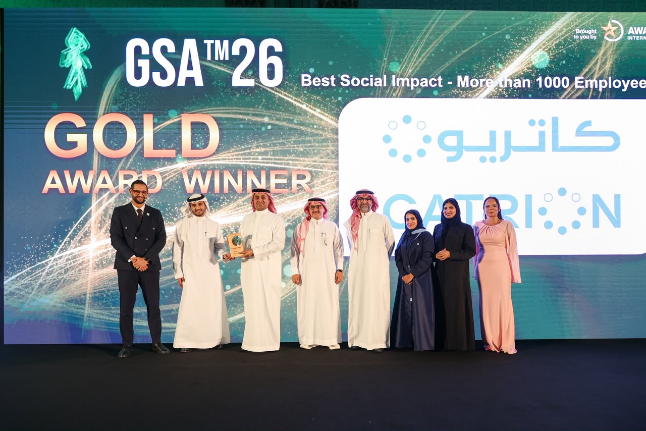 كاتريون تعزز ريادتها في الاستدامة بثلاث جوائز جديدة في حفل جوائز الخليج للاستدامة 2026