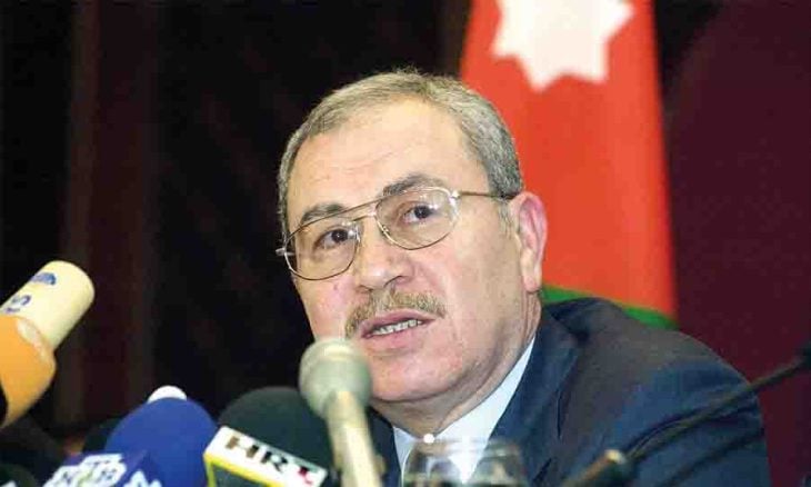 القاضي ينعى رئيس الوزراء والنائب الأسبق علي أبو الراغب