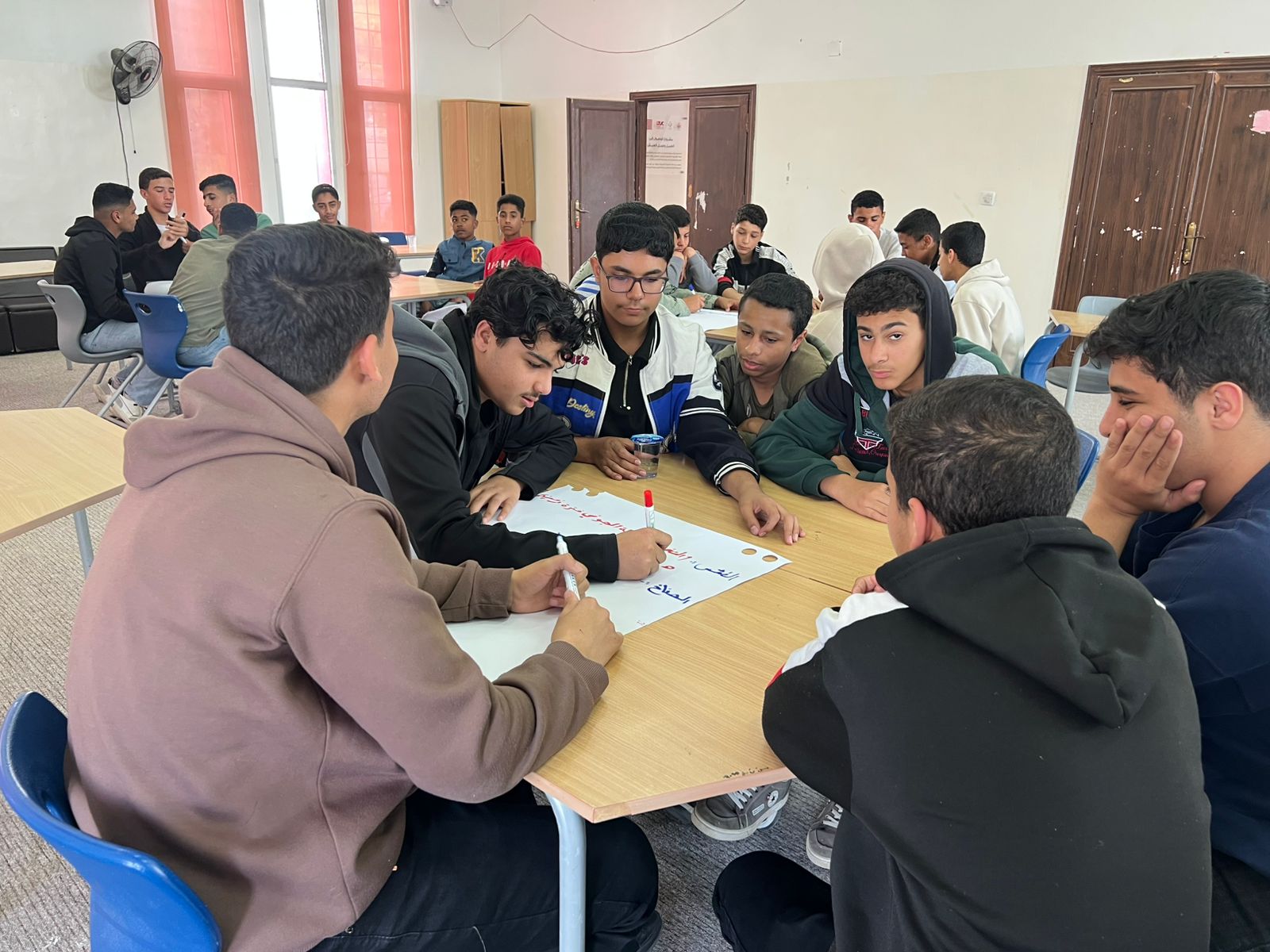 انطلاق تدريبات التطوع الأخضر في مركز شباب وشابات الشونة الشمالية المدمج