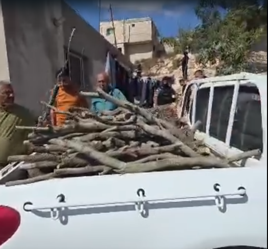 زراعة لواء المزار تصادر أحطاب خلال مُداهمات مسائية