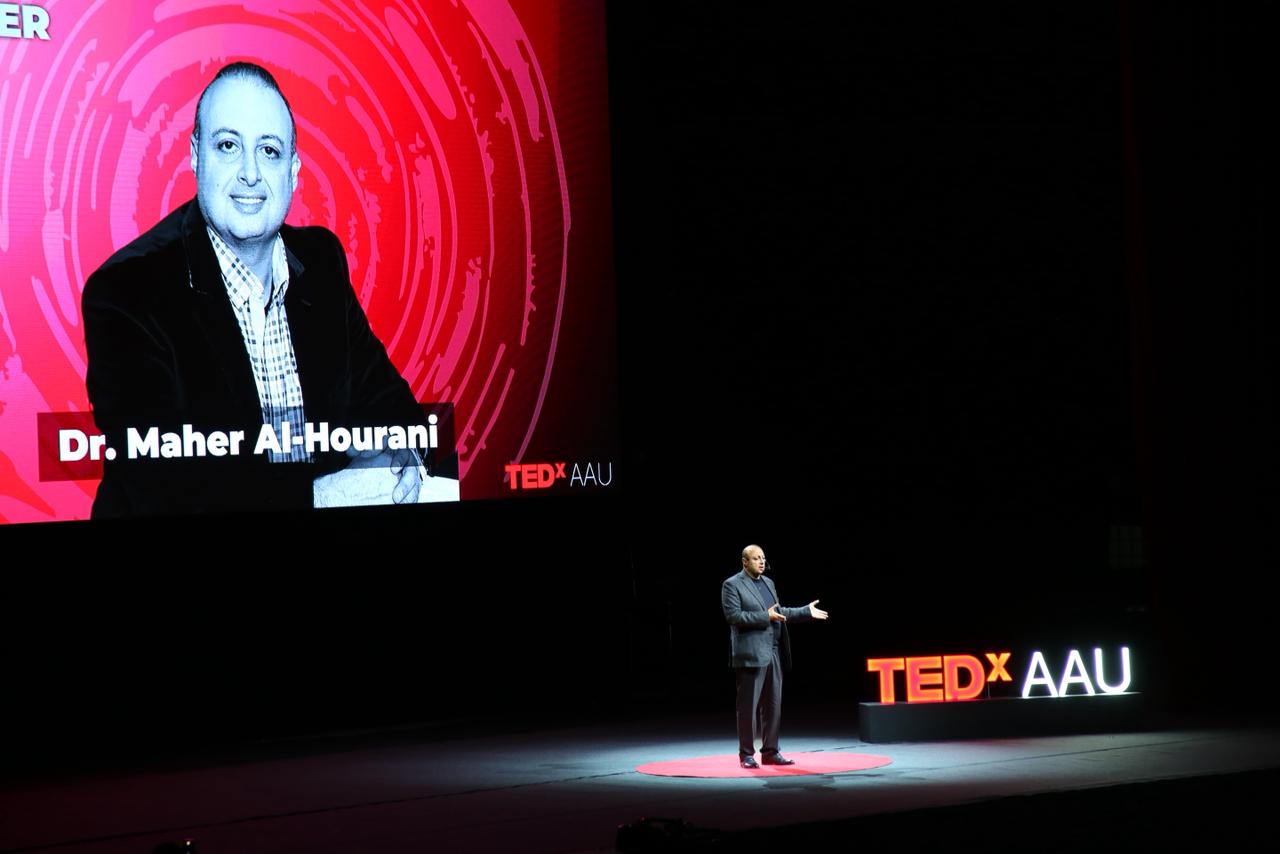 د. ماهر الحوراني يدشّن افتتاح منصة TEDxAAU بالتأكيد على مواكبة التطور وسرعة اتخاذ القرار