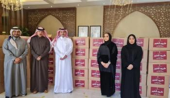سفارة قطر تستقبل رمضان بحملة السلال الغذائية