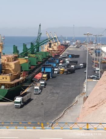 خليفات: 6 بواخر في ميناء العقبة محملة بقمح وسكر وسيارات وفحم