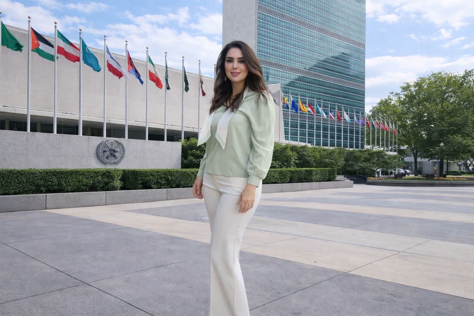 المنظمة الألمانية الدولية للتنمية والسلام تعيّن عويس سفيرة للنوايا الحسنة