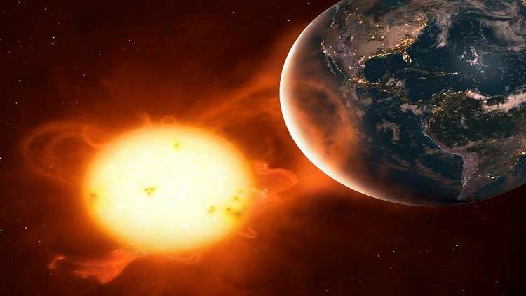 6 انفجارات باتجاه الأرض ..  تحذير نادر من عاصفة شمسية قوية