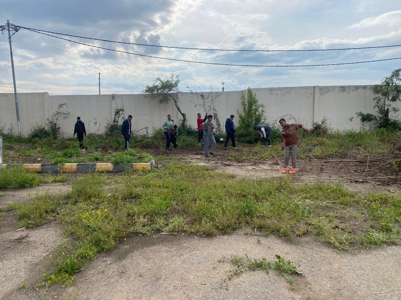 مركز شباب الشيخ حسين ينفذ  عمل تطوعي لتعزيز المسؤولية المجتمعية