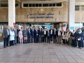 مستشفى الجامعة الأردنية يحصل على شهادة اعتماد المؤسسات الصحية