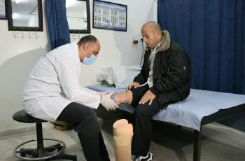 المستشفى الأردني غزة 69 يرفد مركز الأطراف الصناعية بخبرات فنية