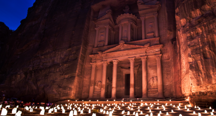 2264 زائرا للبترا خلال عطلة نهاية الاسبوع