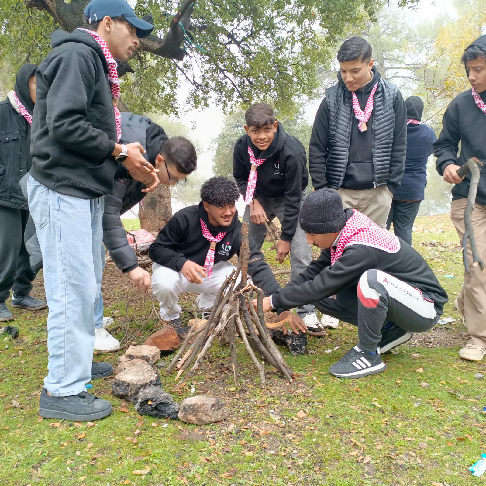 اختتام معسكر الكشافة المتقدم في بيت شباب جرش